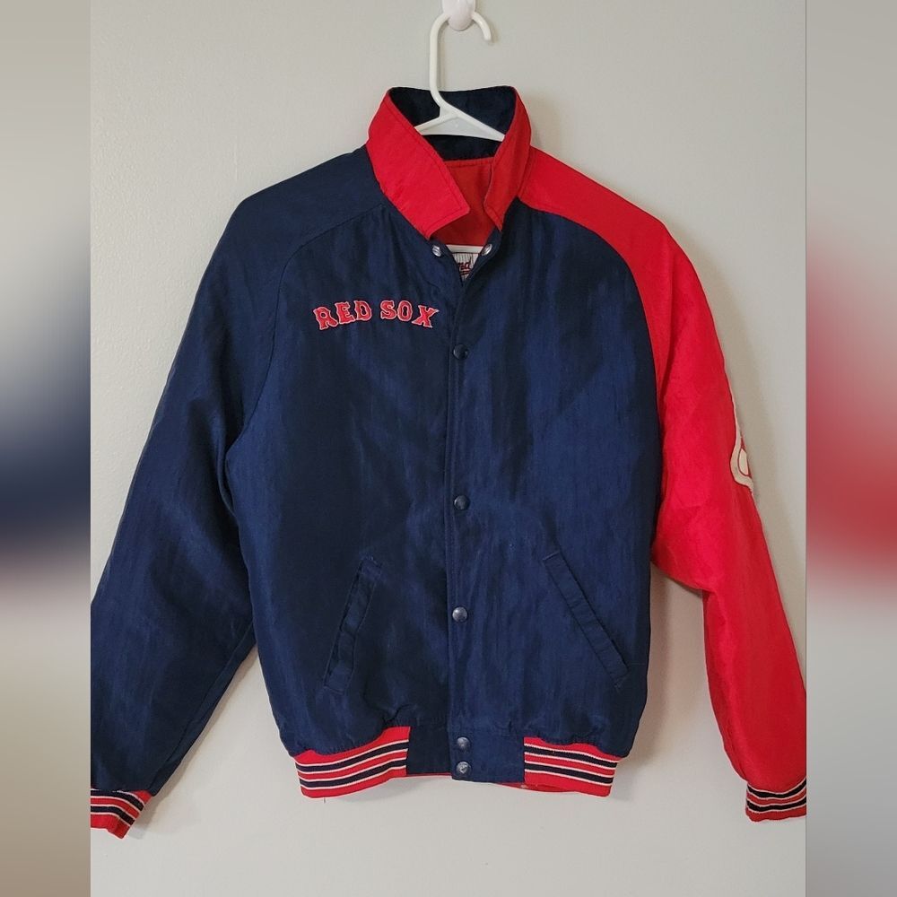 rare Youth Medium Vintage Starter MLB Diamond Collection Boston Red Sox Jacket